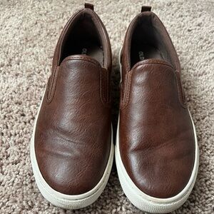 Old Navy Kid’s Dark Brown Slip-On Loafers